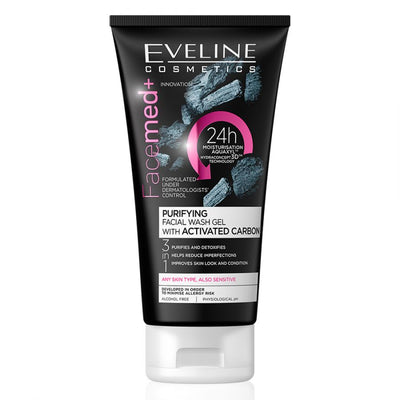 Eveline Cosmetics - غسول وجه منقٍّ فاسميد بالفحم النشط