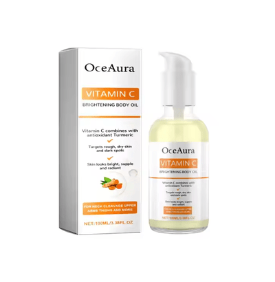 OceAura - زيت الجسم بفيتامين سي المفتح للبشرة