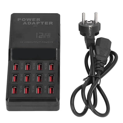 شاحن USB بـ 12 منفذًا