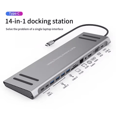 محطة إرساء USB-C ‏14 في 1