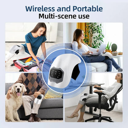 𝐄𝐥𝐞𝐜𝐭𝐫𝐨𝐏𝐫𝐨™ Premium Smart Heating Electric Knee Massager - جهاز تدليك الركبة الكهربائي الذكي الفاخر والمزود بخاصية التسخين