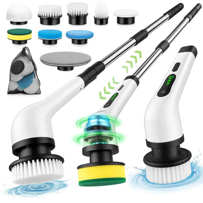 CleanMax™ - Cordless Cleaning Brush with 9 Interchangeable Heads