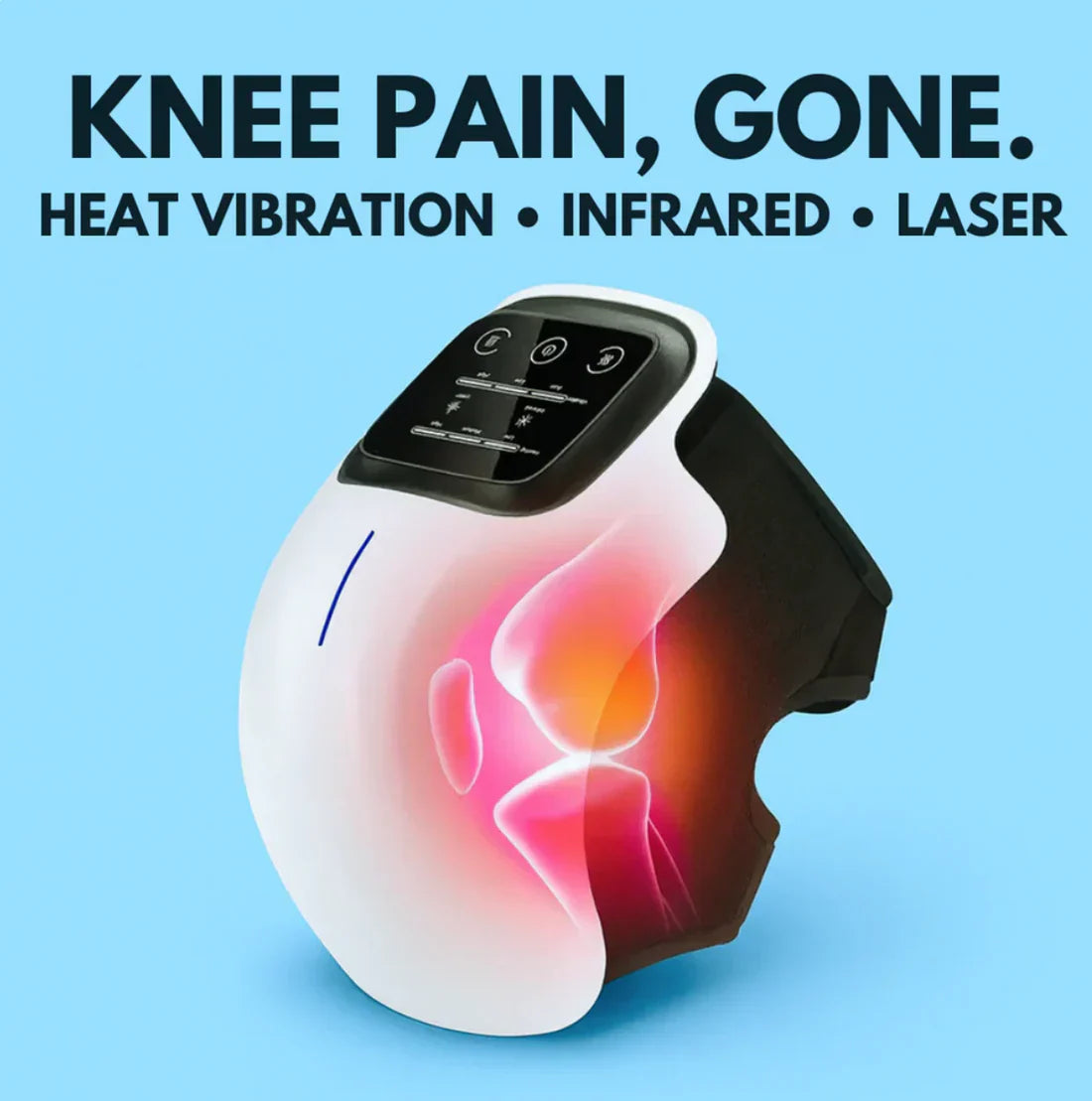𝐄𝐥𝐞𝐜𝐭𝐫𝐨𝐏𝐫𝐨™ Premium Smart Heating Electric Knee Massager - جهاز تدليك الركبة الكهربائي الذكي الفاخر والمزود بخاصية التسخين