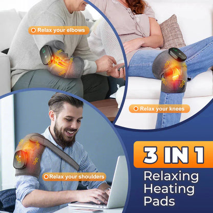 Knee Massager Cloth for Knee and Leg Pain Relief and Blood Circulation Improvement (S15 Pro)
