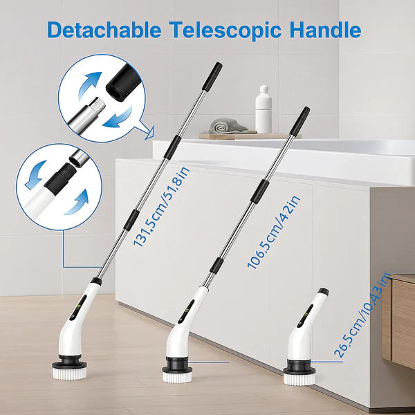 CleanMax™ - Cordless Cleaning Brush with 9 Interchangeable Heads