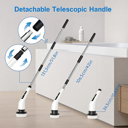 CleanMax™ - Cordless Cleaning Brush with 9 Interchangeable Heads