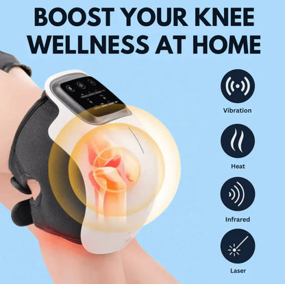 𝐄𝐥𝐞𝐜𝐭𝐫𝐨𝐏𝐫𝐨™ Premium Smart Heating Electric Knee Massager - جهاز تدليك الركبة الكهربائي الذكي الفاخر والمزود بخاصية التسخين