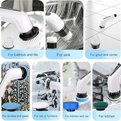 CleanMax™ - Cordless Cleaning Brush with 9 Interchangeable Heads