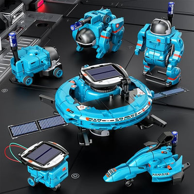 6 - in - 1 Solar Robot Toys