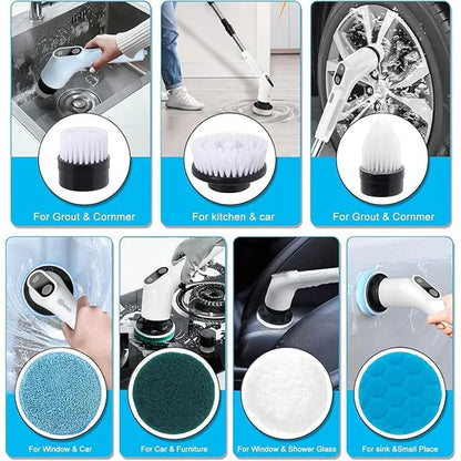 CleanMax™ - Cordless Cleaning Brush with 9 Interchangeable Heads