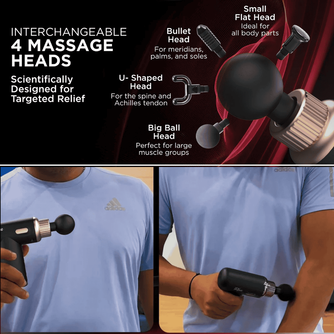Dynamo™ Rechargeable Gun Massager - مدلك بندقية قابلة للشحن