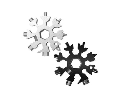 8 - in - 1 Snowflake Multi - Tool Keychain
