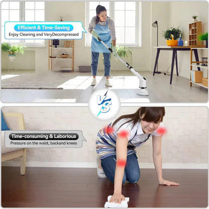 CleanMax™ - Cordless Cleaning Brush with 9 Interchangeable Heads