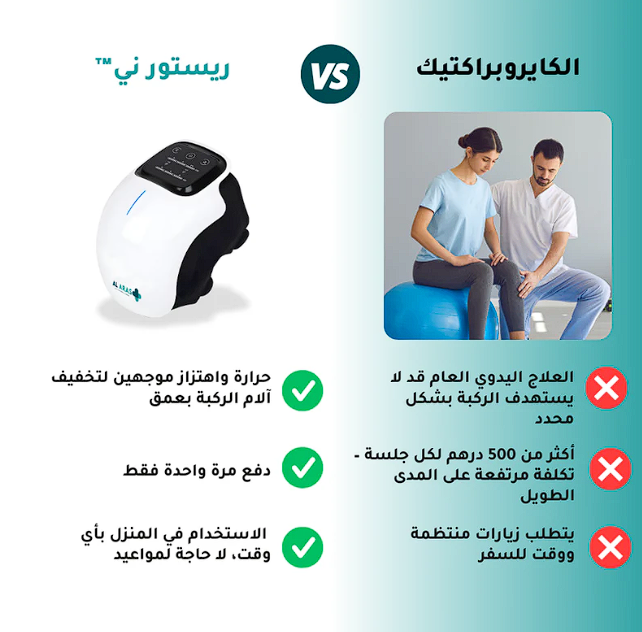 𝐄𝐥𝐞𝐜𝐭𝐫𝐨𝐏𝐫𝐨™ Knee Massager - جهاز تدليك الركبة اللاسلكي