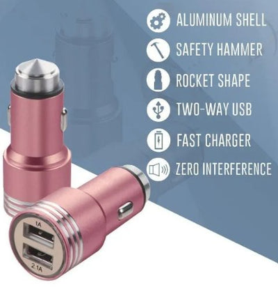 شاحن سيارة ثنائي USB من أمبير