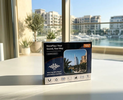 Anna - Mini Clip MP3 Player with Built - in Speaker