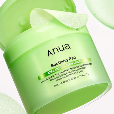 Anua - وسادات مهدئة بحمض الأزيليك 10% وحمض الهيالورونيك