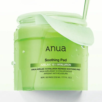 Anua - وسادات مهدئة بحمض الأزيليك 10% وحمض الهيالورونيك