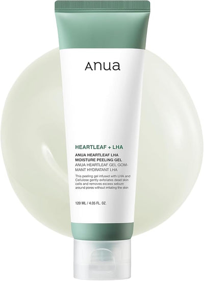 Anua - جل التقشير المرطب بخلاصة أوراق القلب LHA