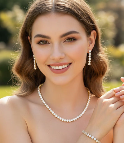 Celeste Crystal Choker Set