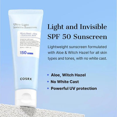 COSRX - Ultra - Light Invisible Sunscreen SPF 50 PA