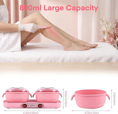 Double Pot Wax Heater Machine