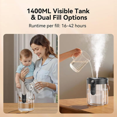 Dual - Spray Portable Humidifier