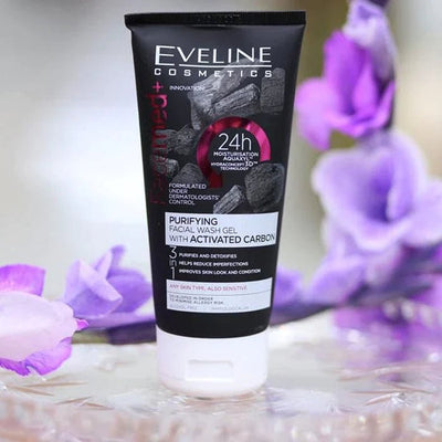 Eveline Cosmetics - غسول وجه منقٍّ فاسميد بالفحم النشط
