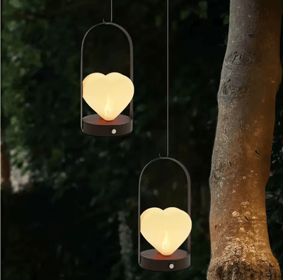 Heart - Shaped LED Night Lamp
