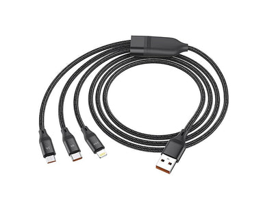 Hoco - كابل USB 3 في 1 (U104)