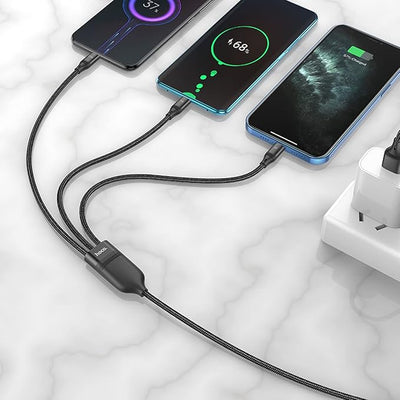 Hoco - كابل USB 3 في 1 (U104)