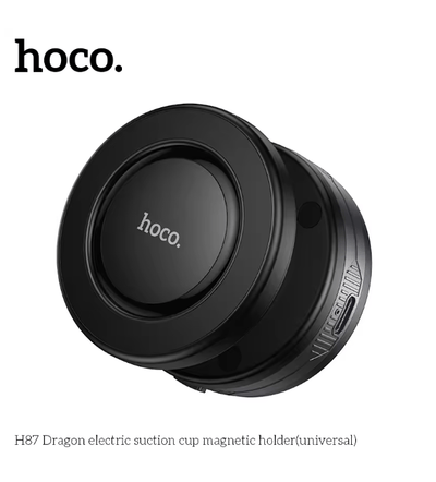 Hoco - حامل مغناطيسي بكأس شفط كهربائي بتصميم التنين (عالمي)