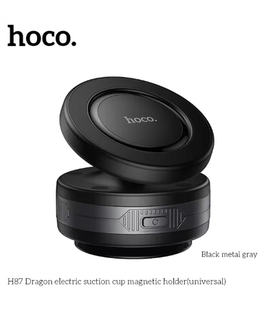 Hoco - حامل مغناطيسي بكأس شفط كهربائي بتصميم التنين (عالمي)