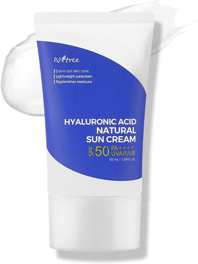 واقي شمسي طبيعي بحمض الهيالورونيك (SPF 50)