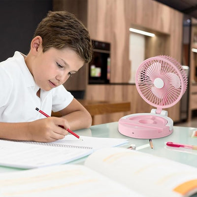Jiake - Folding Storage Lamp Fan with USB