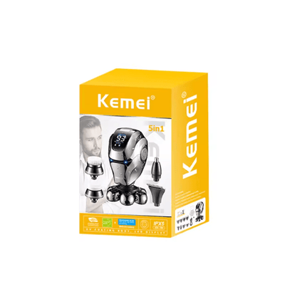 Kemei - 5 - في - 1 طقم العناية الكهربائي الاحترافي للرجال