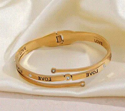 Stainless Steel Love Bracelet For Womens