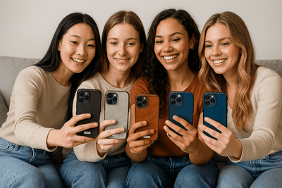 Leather - Texture Protective iPhone Case