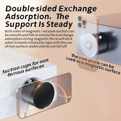 𝐅𝐥𝐞𝐱𝐋𝐨𝐜𝐤™ 360° Adjustable Vacuum Magnetic Phone Holder – Pocket-Sized, Foldable & Universal
