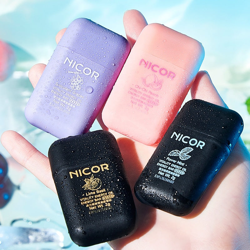 Dual Stick Inhaler for Refreshment, Instant Energy Boost, & Rhinitis Fatigue Relief - 𝗡𝗜𝗖𝗢𝗥™