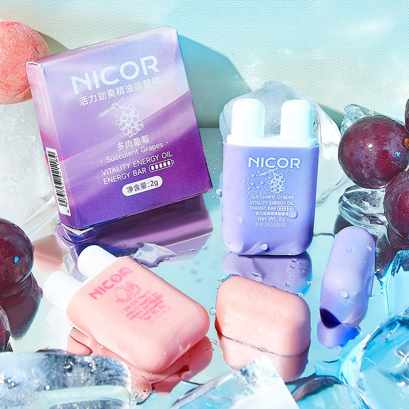 Dual Stick Inhaler for Refreshment, Instant Energy Boost, & Rhinitis Fatigue Relief - 𝗡𝗜𝗖𝗢𝗥™