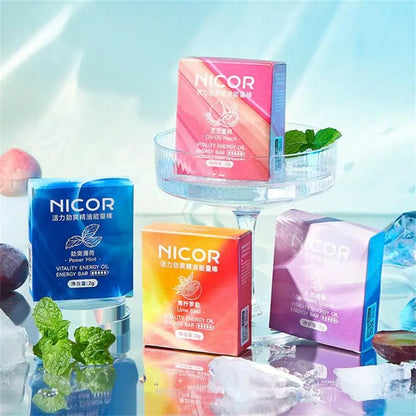 Dual Stick Inhaler for Refreshment, Instant Energy Boost, & Rhinitis Fatigue Relief - 𝗡𝗜𝗖𝗢𝗥™