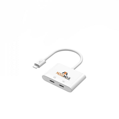 Moogmax - Lightning Headphone Jack & Phone Charger (Original)