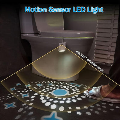 Motion Sensor LED Toilet Light