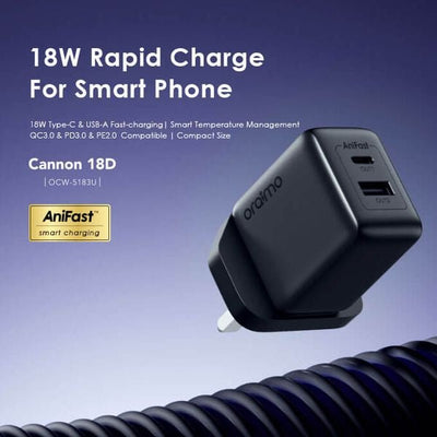 Oraimo - Cannon Wall Charger (Original)
