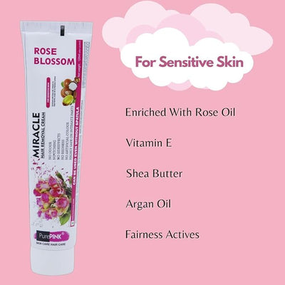 Pure Pink - Rose Blossom Miracle Hair Removal Cream