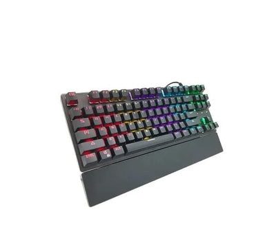 لوحة مفاتيح ألعاب بإضاءة RGB متدرجة الألوان