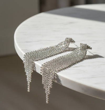 أقراط شرابة كريستال رويال نوت