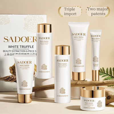 SADORE - مجموعة العناية بالبشرة 6 في 1 بالكمأة البيضاء