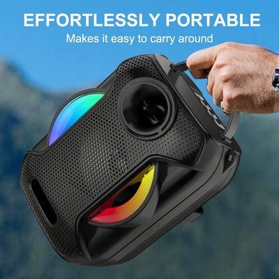 Sing - E - Portable Bluetooth Speaker WIth RGB Lights